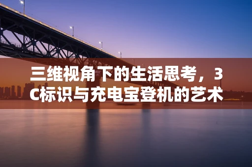 三维视角下的生活思考，3C标识与充电宝登机的艺术碰撞