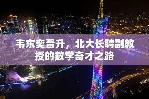 韦东奕晋升，北大长聘副教授的数学奇才之路