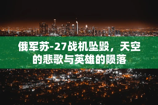 俄军苏-27战机坠毁，天空的悲歌与英雄的陨落