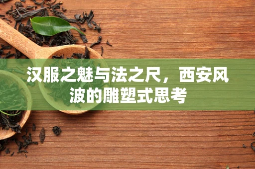 汉服之魅与法之尺，西安风波的雕塑式思考