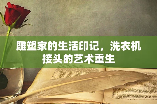 雕塑家的生活印记，洗衣机接头的艺术重生