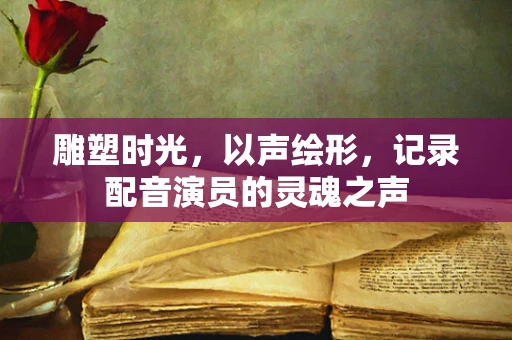 雕塑时光，以声绘形，记录配音演员的灵魂之声