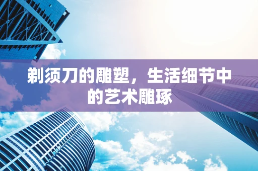 剃须刀的雕塑，生活细节中的艺术雕琢