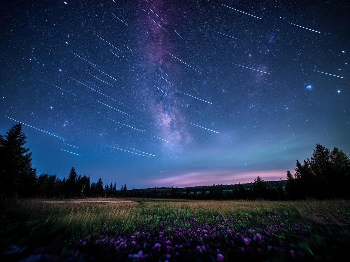 一起仰望，英仙座流星雨下的浪漫雕琢