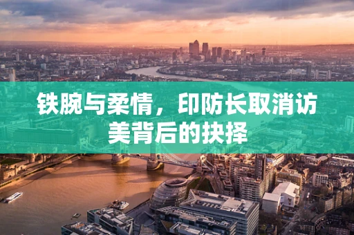 铁腕与柔情，印防长取消访美背后的抉择