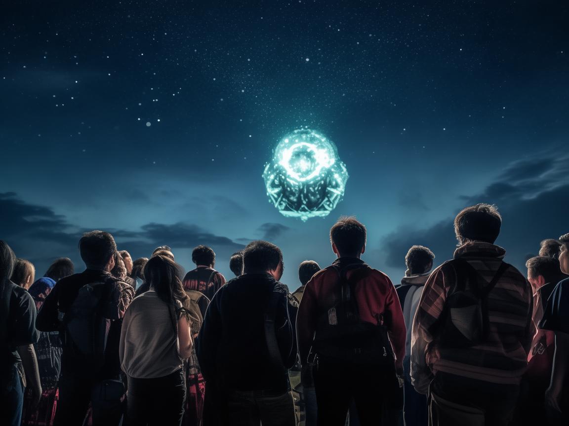 山东夜空奇观，目击者众的多人目击事件—不明飞行物之谜