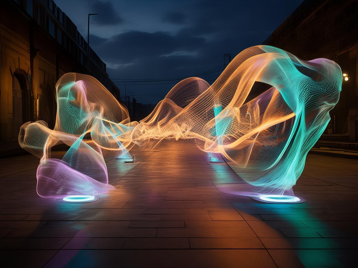 电动之舞，25公里时速的雕塑艺术